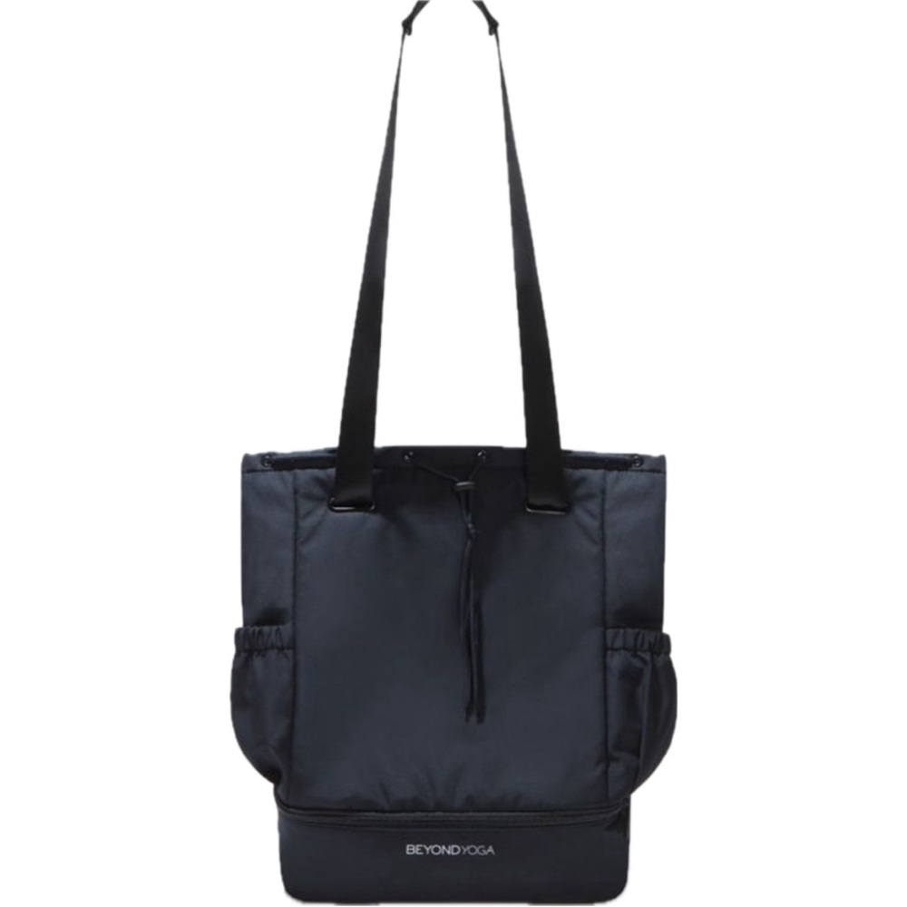 NWT Beyond Yoga Black Nylon Convertible Gym Bag/Backpack - Picture 11 of 11